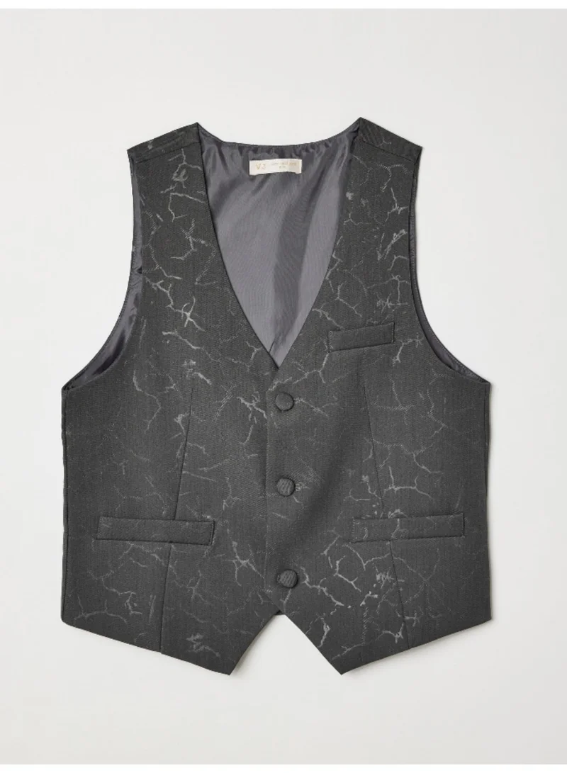 Victor And Jane  Dark Grey Waistcoat, Shirt, Trousers & Bow Tie Set (3 Years–8 Years) for Men | Best Price UAE